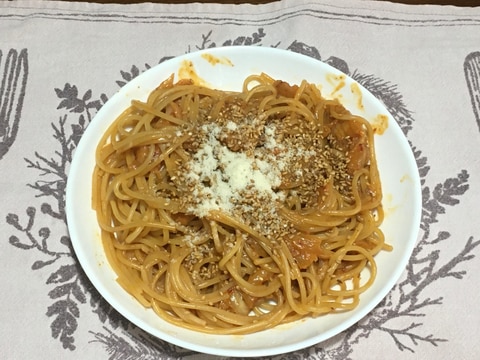 おいしいやみつき!キムチチーズパスタ